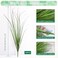 LUZOGA 12Pcs Artificial Grass Plants Faux Shrubs Wheat Grass Artificial Tall Grass Fake Plants for Outdoor DecorArtificial Greenery Stems Weed for Room Indoor Home DecorGreen Red Tail