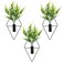 Neiteli 3 Pcs Wall Plants Artificial DecorBoho Wall DecorHome Office Living Room Wall DecorEucalyptus