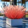 Ttranewsoo Fake Grass Fall Flowers Artificial Shrubs Artificial Grass Wheatgrass Cattails Fake Grass Decorations Artificial Plants Ornamental Grass Outdoor Grass Green Leafy Decorations 12PCSOrange
