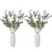 Heleze 39 Inch Artificial Olive Branches for Vases Fake Plants Greenery Stems with 222 Leaves Faux Olive Tree Branches Home Decor Indoor 4PCS