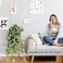 CADNLY Realistic Artificial Plants Indoor in Pot Green Faux Hanging Plants Artificial Decor Fake Pothos Potted Home Decor Shelves Tabletop Office 1 Pack