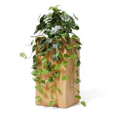 CADNLY Realistic Artificial Plants Indoor in Pot Green Faux Hanging Plants Artificial Decor Fake Pothos Potted Home Decor Shelves Tabletop Office 1 Pack