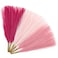 Serwalin Hot Pink Blush Pink Pampas Grass Decor 177 Inch 6pcs Faux Pampas Artificial Pampas Grass for Wedding Table Centerpieces Decoration