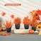 Der Rose Fall Fake Plants 4 Packs Artificial Plants Small Faux Plants Black Bathroom Accessories Fall Decorations for Home Bathroom Home Office Desk Fall Decor Indoor