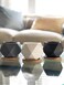 Chez JuJu Modern Geometric Ceramic Succulent Pots 3 Planters with Drainage Bamboo Tray 3 Pack