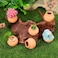 Toddmomy Mini Clay Pots 6Pcs Mini Terracotta Clay Pots Pottery Planter Miniature Flower Containers for Succulent Plants DIY Garden Dollhouse and Home Decor