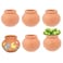 Toddmomy Mini Clay Pots 6Pcs Mini Terracotta Clay Pots Pottery Planter Miniature Flower Containers for Succulent Plants DIY Garden Dollhouse and Home Decor