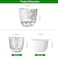 Etvski Self Watering Pots for Indoor Plants Flower Pots Self Watering Plant Pot3pcs 6inch Clear