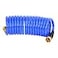 HoseCoil 38 inch ID Self Coiling Garden RV Marine Outdoor Water Hose 15 Blue