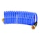 HoseCoil 38 inch ID Self Coiling Garden RV Marine Outdoor Water Hose 15 Blue
