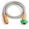 Sunifier Metal Short Garden Hose 6 ft 8 ft 12 ft Flexible Stainless Steel Leader Hose Extension Heavy Duty Water Hose Small Lightweight Hose Extender 6FT
