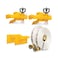 WASP Wildfire Protection Full Kit 2 Roof Sprinklers with Gutter Wall or Fence Mounting 50 Feet of Hose Soaks Rooftop and Surrounding Area for Outdoor Fire Protection