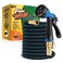 Flexi Hose Expandable Garden Hose with 8 Function Nozzle 25FT Lightweight Retractable Garden Hose Water Hose NoKink Flexibility 34 Inch Solid Brass Fittings and Double Latex Core