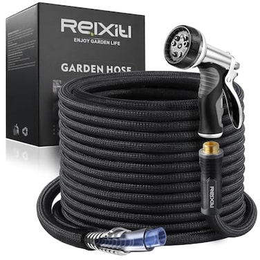 Relxitl Garden Hose Flexible Water HoseUltra Lightweight NonExpanding hoseWith 10 Functon Sprayer Leak proofPressure Resistant for Yard Outdoor
