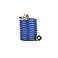FangFarm Lightweight Coiled Water Hose 10ft Curly Hose with 34 inch GHT Brass Connectors 12 inch Diameter for Patio Balcony RV Short Range Watering