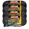 Suneed 4 Pack Flat Soaker Hose 25FT for Garden Beds Lightweight Drip Soaker Hose 100 ft for Foundation Watering of Plants Garden Sprinkler Soaker Hoses with Heavy Duty Easy to Install 25ftx4