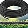 Sasylvia 200 ft 14 in Irrigation Tubing Soaker Hose System Rubber and PE Material Porous Drip Line for Watering Hydroponics Vegetable Beds Black