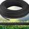Sasylvia 200 ft 14 in Irrigation Tubing Soaker Hose System Rubber and PE Material Porous Drip Line for Watering Hydroponics Vegetable Beds Black