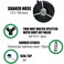 AMRITA Soaker Hose KIT12inch 15ft 5Pack Rubber Garden Hose 70 Water SavingBlack Heavy Duty Soaker Hose For Garden LawnGarden Raised Beds1215FTX4