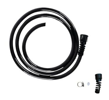 Aimela Backpack Sprayer PVC Thickened Alternative HoseGarden Water Pump Outlet HoseIncluding Fixing Nuts and Clamps Detachable and Replaceable