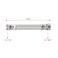 atadbtae Short Garden Hose Extension HeavyDuty Hose Maximum Bend 45 Stainless Steel Braided Water Hose Short Connector Lead Hose 75