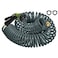 YESTAR Coil Hose 50FT EVA Coil Garden Hose With 34 Brass Connector Coiled Water Hose Lightweight And No Kink Includes 7 Patterns Spray Nozzle For Outdoors Lawn Watering Car Washing