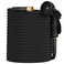 THXEVER Garden Hose 50ft NonExpandable Lightweight Flexible Water Hose with 10Pattern Spray Nozzle Super Fabric LeakProof 34 Solid Brass Alloy Connector Fittings Durable Black