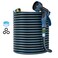 Slotred Heavy Duty NonExpanding Garden Hose 100ft Durable Reinforced Water Hose with LeakProof Construction KinkResistant TPV material 10Function Spray Nozzle 34 Connector Portable Strap100FT