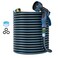 Slotred Heavy Duty NonExpanding Garden Hose 100ft Durable Reinforced Water Hose with LeakProof Construction KinkResistant TPV material 10Function Spray Nozzle 34 Connector Portable Strap100FT