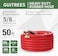Guitrees Garden Hose 50FT x 58 Heavy Duty Rubber Hose Water Hose with FiveLayered Braiding HotCold Water 1000PSI Burst 200PSI Working Red