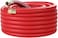 Guitrees Garden Hose 50FT x 58 Heavy Duty Rubber Hose Water Hose with FiveLayered Braiding HotCold Water 1000PSI Burst 200PSI Working Red