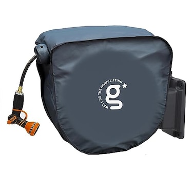 Giraffe Tools AW50 Retractable Garden Hose Reel Cover UV Resistant AntiFading and Waterproof Cover for Water Hose Reel