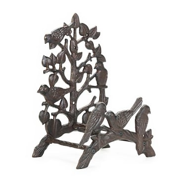 Sungmor Heavy Duty Cast Iron Hose HolderGarden Yard Decorative Birds Wall Mounted Hose ButlerWater Pipe HoldsRackHangerAntique Wall Decorations