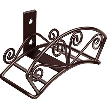 TomCare Garden Hose Holder Heavy Duty Water Hose Holder Holds 150 FT Hoses Solid Metal Hoses Hanger Wall Mount Decorative Durable Garden Hoses Storage Hose Reel Hose Organizer for Outside Yard Bronze