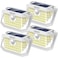 WELALO Solar Motion Sensor Lights Outdoor 3 Modes4 Pack188 LED 270 Wide Angle Lighting Security Solar Powered Wall Lights IP65 Waterproof Flood Lights for Fence Porch Yard PatioWhite