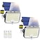 PIKOY Solar Motion Lights Outdoor Waterproof Upgraded 318LED33FT5 Modes Solar Security LightsRemoteIP65 Solares Lamparas Solares para Exteriores Grandes Sin Sensor De Movimiento 2 Pack