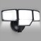 LUTEC 80W 9000LM Flood Lights Outdoor Hardwired Switch Controlled LED Security Lights with 4 Heads IP65 Waterproof 5000K Daylight for Garage Yard Patio Black