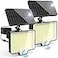 AUDERWIN 294 LED Split Solar Motion Sensor Outdoor Lights 2600Lm Solar Flood Lights IP67 Waterproof Outside Solar Powered Security Spot Lights for Porch Patio Yard Garage Fence Garden 2 Pack Black