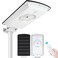 SunBonar Solar Street Lights Outdoor Motion Sensor Dimmable Cool White6000K Warm White3000K Timer Dusk to Dawn Aluminum Solar Flood Light with Remote for Driveway Path Garden Parking Lot
