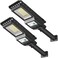 Engrepo Solar Lights Outdoor 1000LM 156 LEDs Solar Powered Motion Sensor Light Security Waterproof Solar Flood Light for Yard Fence Garden Patio Front Door Shed Deck Path 2 Pack