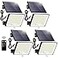 Gusicil Outdoor Solar Lights Split Solar Motion Sensor Outdoor Lights with Remote Control IP65 Waterproof Solar Lights 172LED 3Modes Solar Flood Lights for YardPatioGardenGarage 4 Pack