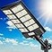 JOYEYE Solar Street Light 8000W Street Light Outdoor High Lumens Parking Lot Lights 6500K Solar Lights Outdoor Motion Sensor Dusk to Dawn for Parking Lot with Remote Control 1 Pack