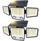 MDCMDCM Solar Motion Sensor Outdoor Lights Waterproof 3000LM 3 Modes Security Lights Outdoor 270 Illumination IP65 LED Solar Flood Wall Light for Garden Yard Patio Pathway Modern 2