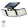 JumJam 280 LED Solar Flood Security Lights Solar Lights Outdoor with Motion Sensor Flood Lights with Remote Waterproof Dusk to Dawn for Porch Patio Yard Garage