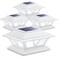 SIEDiNLAR Solar Post Lights Outdoor 2 Modes LED Fence Deck Cap Light for 4x4 5x5 6x6 Posts Garden Patio Decoration Warm WhiteCool White Lighting White 4 Pack