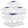 SIEDiNLAR Solar Post Lights Outdoor 2 Modes LED Fence Deck Cap Light for 4x4 5x5 6x6 Posts Garden Patio Decoration Warm WhiteCool White Lighting White 4 Pack