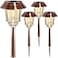 XMCOSYXMCOSY Solar Lights Outside Waterproof 4 Pack Auto OnOff 1040 LM Dimmable Outdoor Solar Lights for Yard Garden Pathway Driveway Walkway Warm White