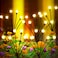 AAOVEFOX Solar Lights Outdoor 6 Pack Solar Garden Lights Firefly Lights Garden Decorations for Yard Patio Pathway Lawn Gifts for Mom Women