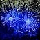 JJGoo Solar Firework Lights 2 Pack 120 LEDs 2 Lighting Modes Solar Garden Lights Outdoor Waterproof for Yard Patio Walkway Pathway Party Wedding Christmas Decorative Blue
