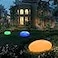 Blibly Solar Garden Lights Outdoor Glow Cobblestone Shape Lamp Garden Decor LightWhite RGB Light Waterproof Landscape Night Lights for LawnPatioPath 1pc
